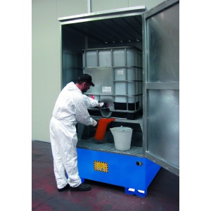 Storage Containment spill Sump Cabinet for 1 IBC- Basic Range