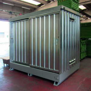 Storage Sump Cabinets for 2 IBC Basic Range sliding doors