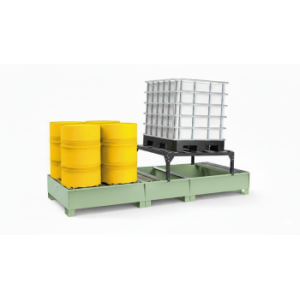 IBC Spill Pallet With Slats, IBC Pallet, Drum Pallet, Sump Pallet, Drum Storage