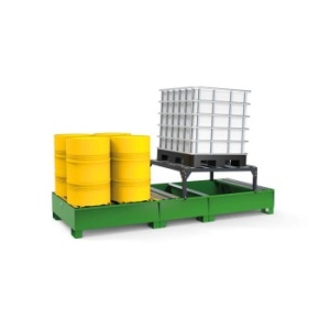 IBC Spill Pallet With Slats, IBC Pallet, Drum Pallet, Sump Pallet, Drum Storage