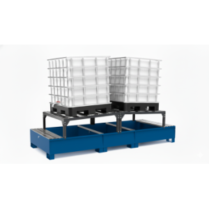 IBC Spill Pallet With Slats, IBC Pallet, Drum Pallet, Sump Pallet, Drum Storage