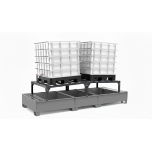 IBC Spill Pallet With Slats, IBC Pallet, Drum Pallet, Sump Pallet, Drum Storage