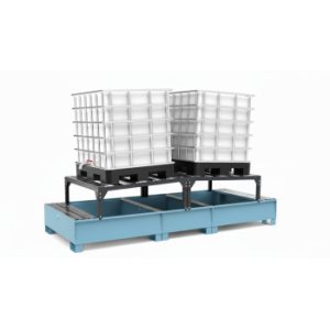 IBC Spill Pallet With Slats, IBC Pallet, Drum Pallet, Sump Pallet, Drum Storage