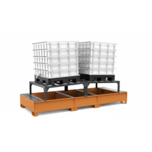 IBC Spill Pallet With Slats, IBC Pallet, Drum Pallet, Sump Pallet, Drum Storage