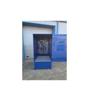 Single IBC Cabinet - Outside, Open