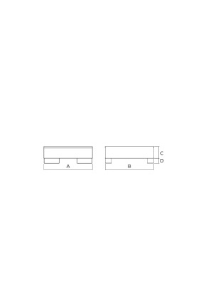 Premium Sump Pallet for 2 Drums (Slats) Drawing