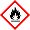 sump pallet flammable warning symbol